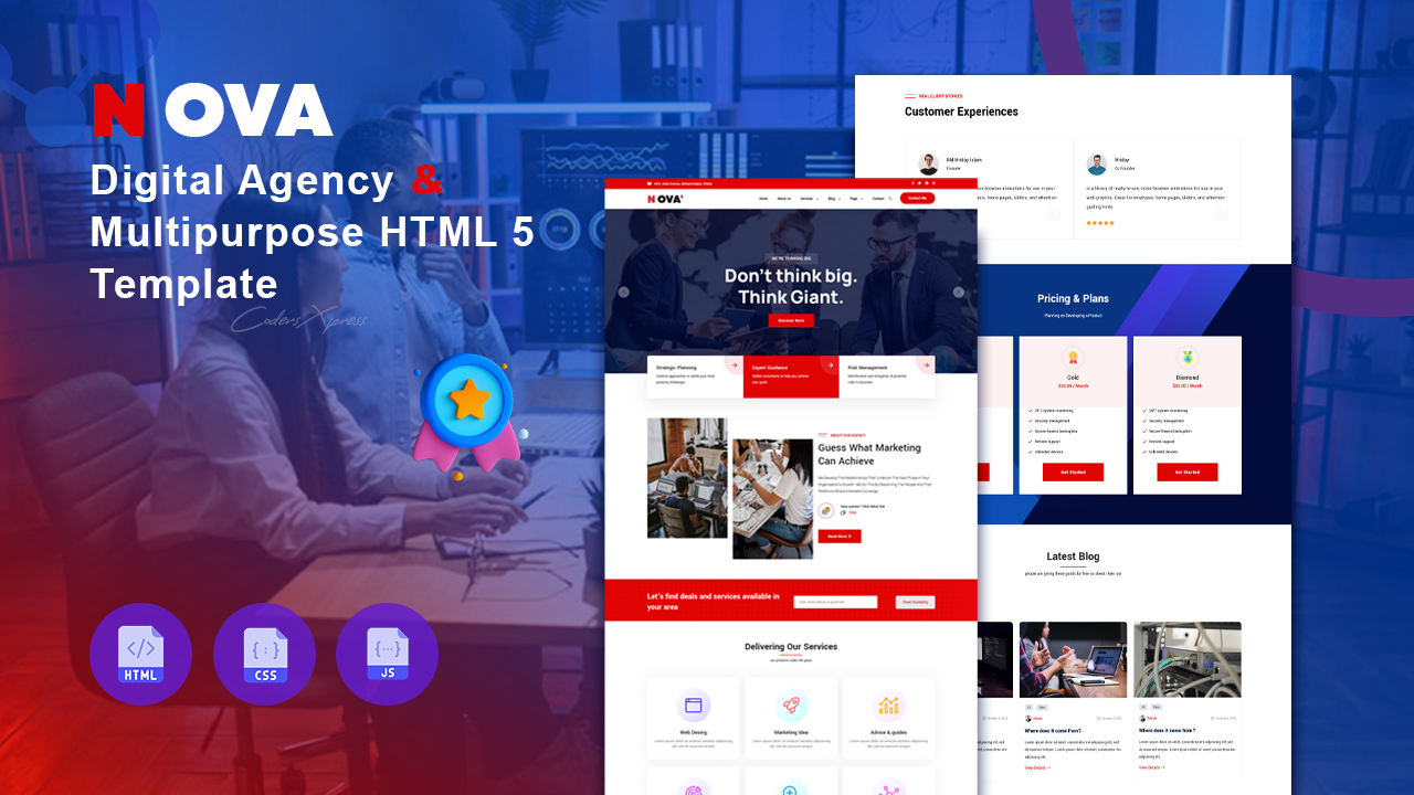 Nova - Digital Agency & Multipurpose HTML5 Template