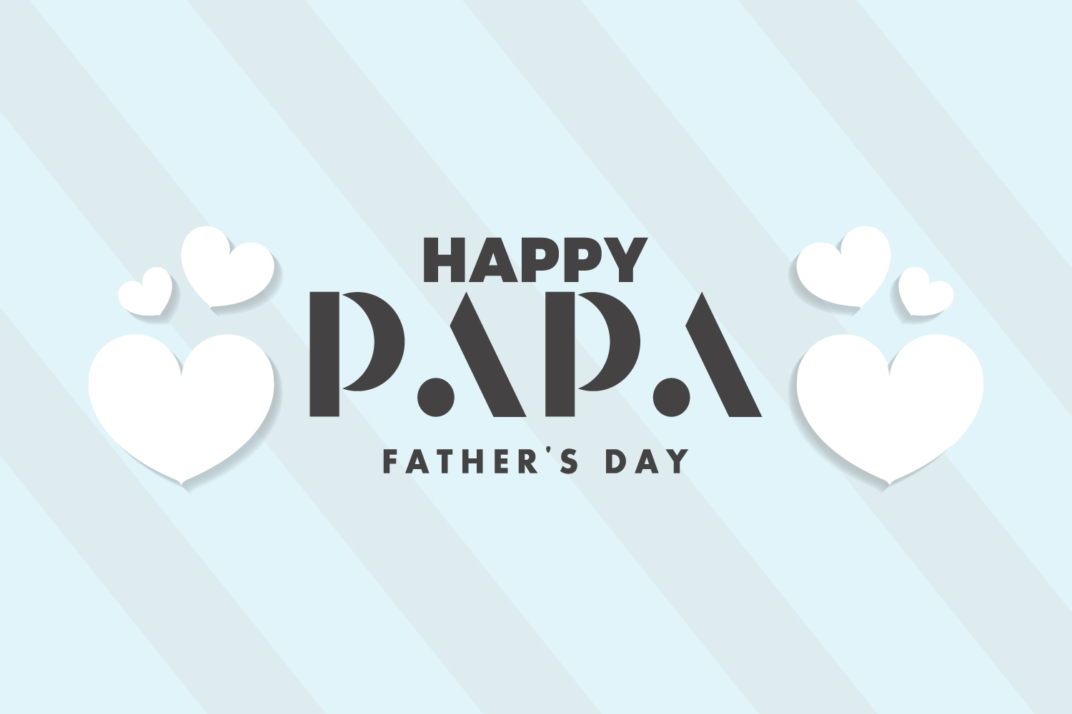 Happy Father's day banner