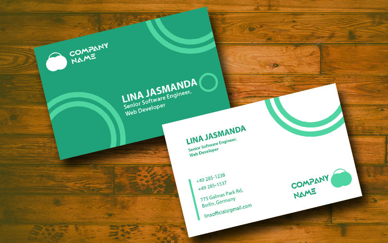 Simple & Modern Business Card | Construction Business Card