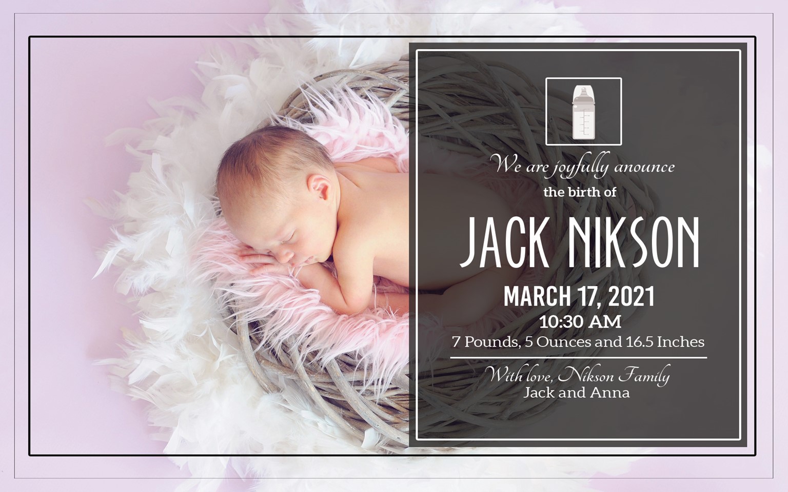 Baby Shower Invitation, Modern Baby Shower Invite, Unisex Baby Shower, Baby Shower Invites, Editable