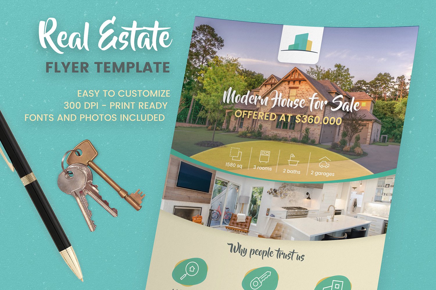 Creative Real Estate Flyer Template