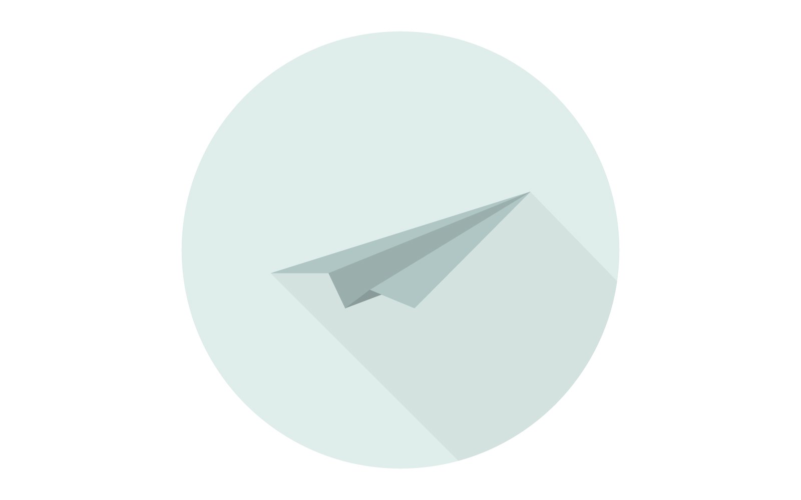 Paper plane in vector and illustrated on background