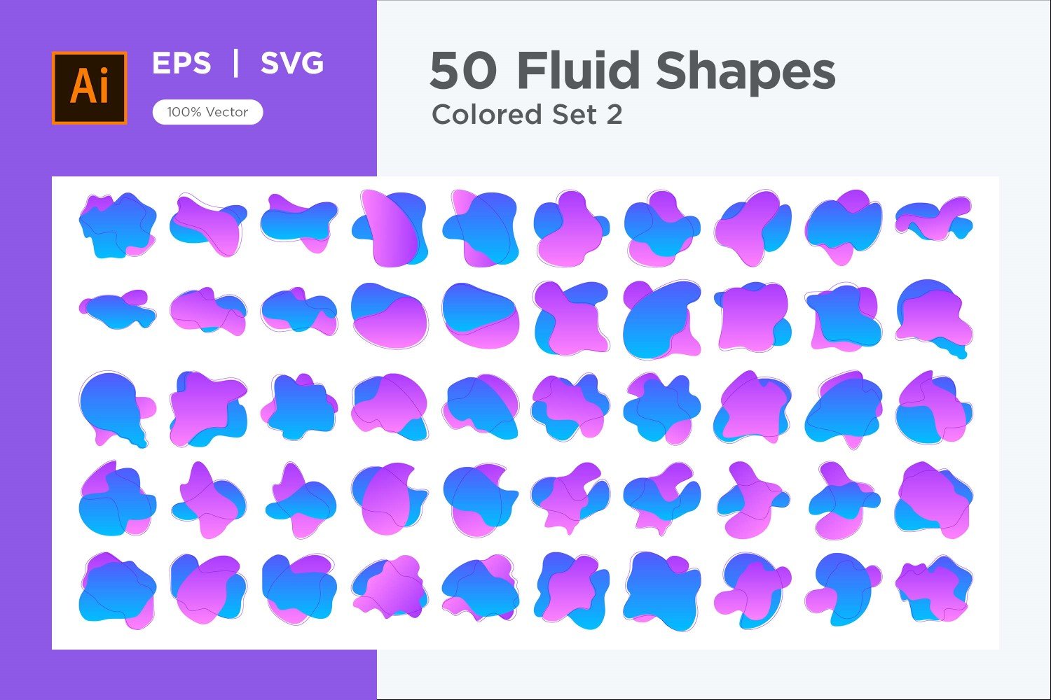 Liquid and fluid shape 50 Set V 2 sec 3