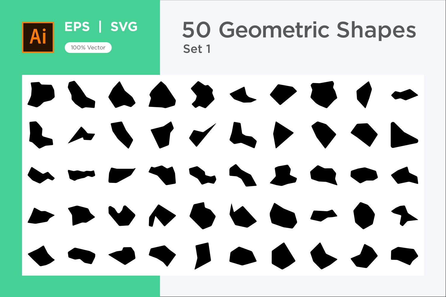 Abstract Geometric Shape 50 set V 2 sec .2