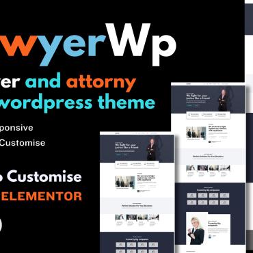 Attorney Business WordPress Themes 339817