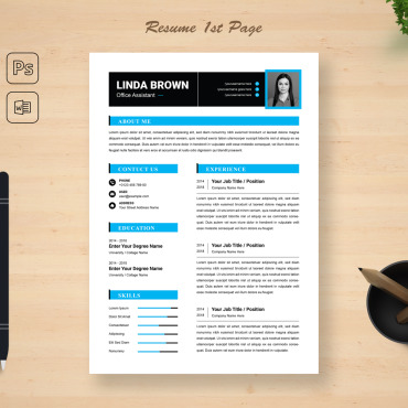 With Photo Resume Templates 339848