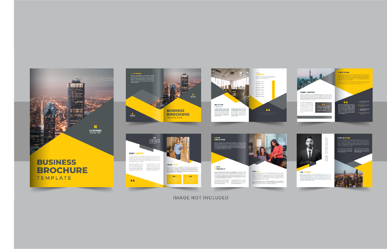 Modern Business Brochure Template vector