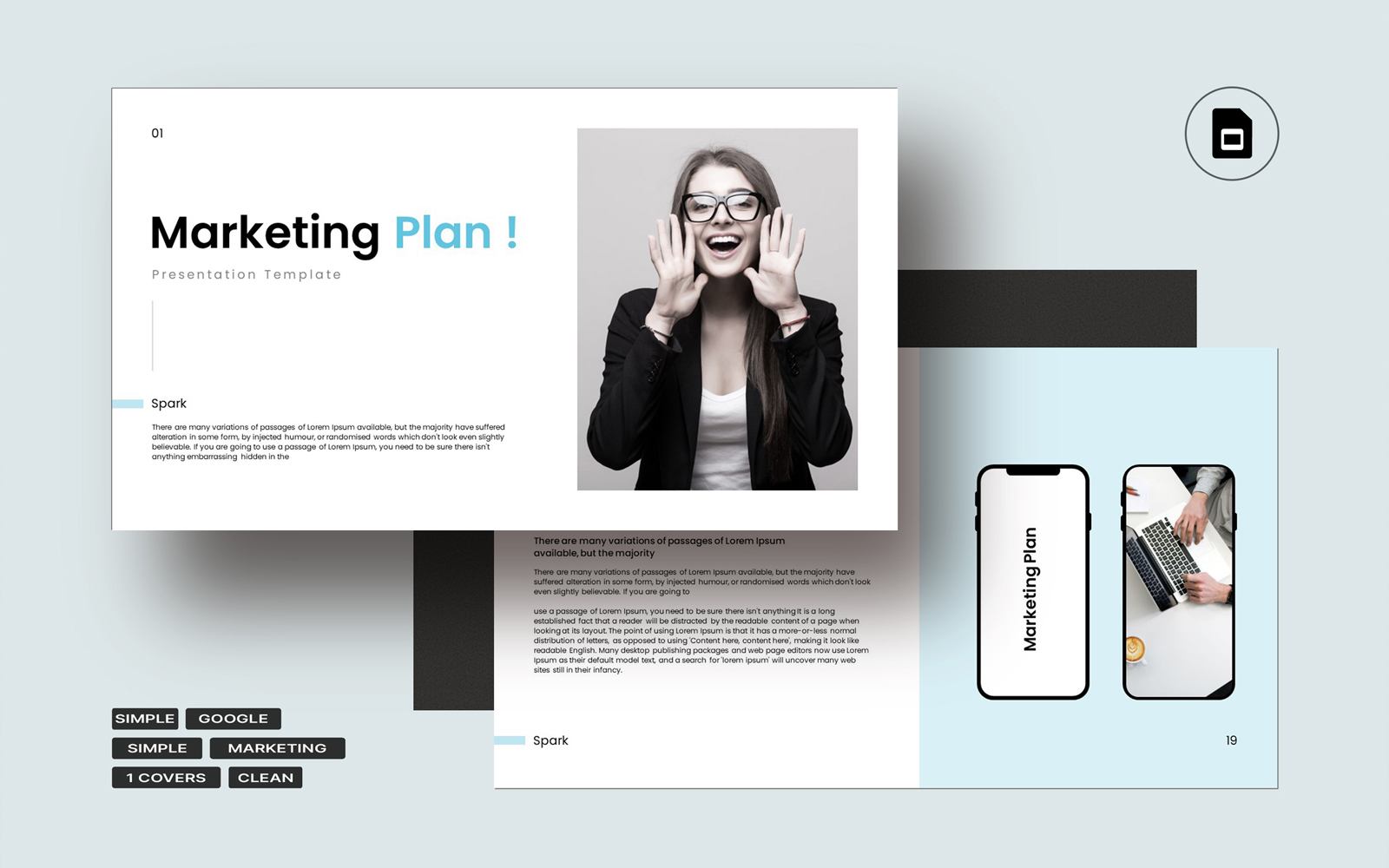 Creative Marketing Plan Presentation Template