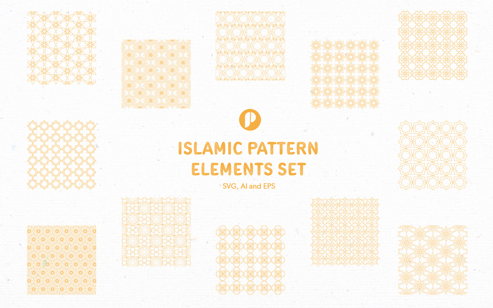 Islamic Pattern Elements Set