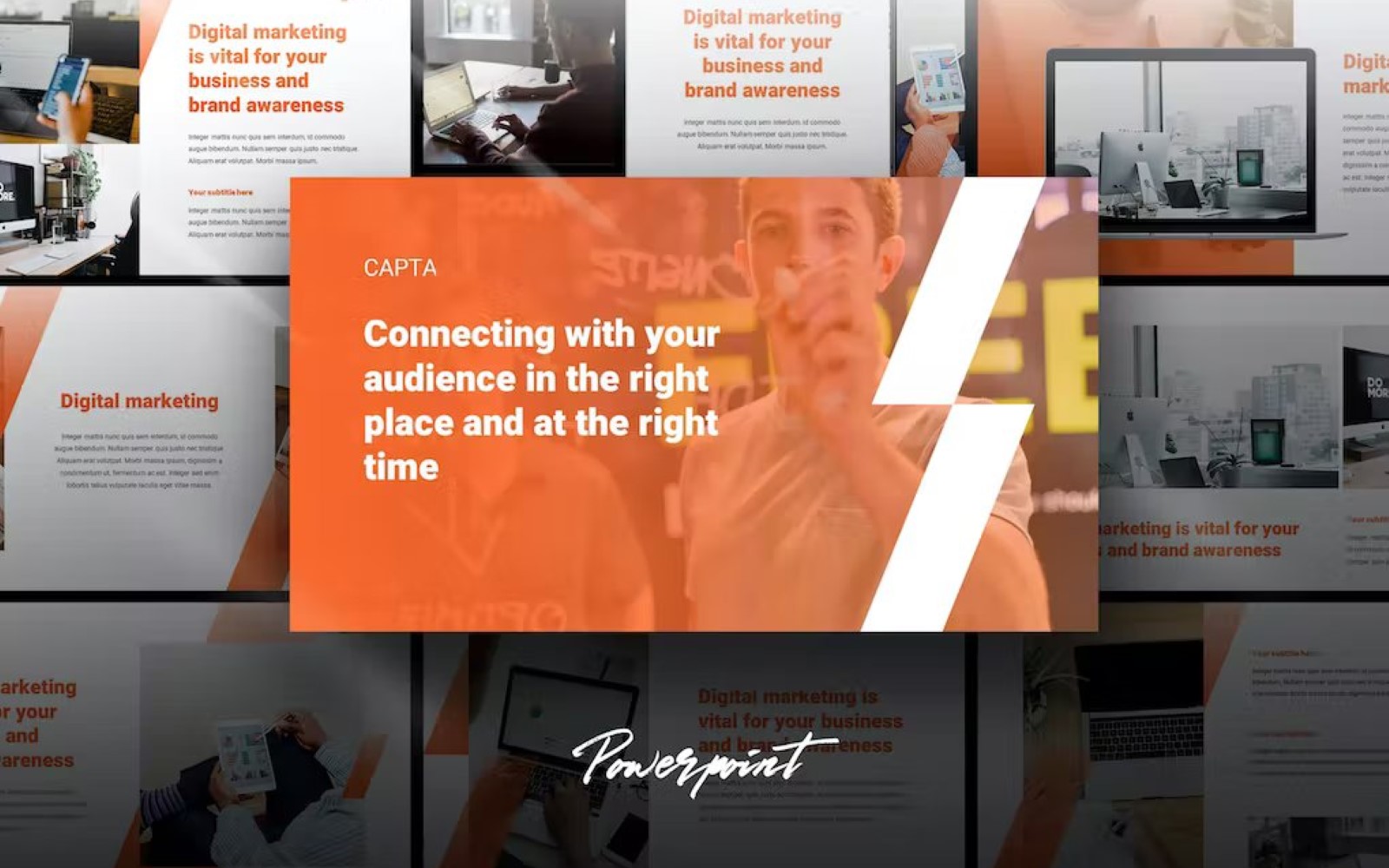 Capta - Digital Marketing Powerpoint Template