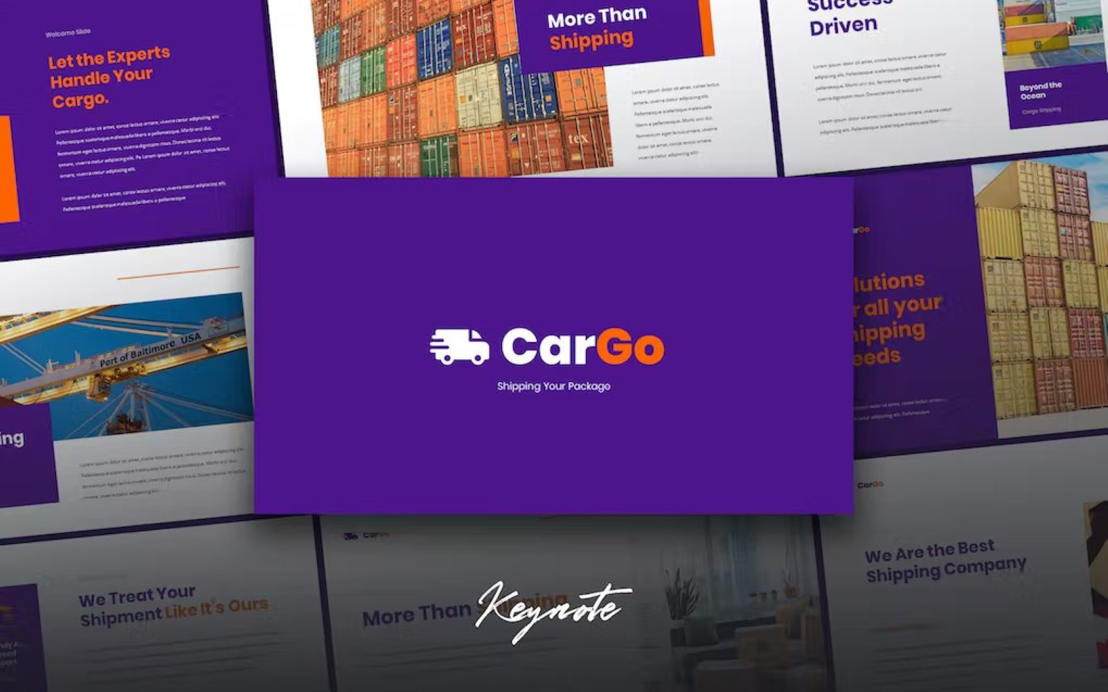Cargo - Shipping Business Keynote Template