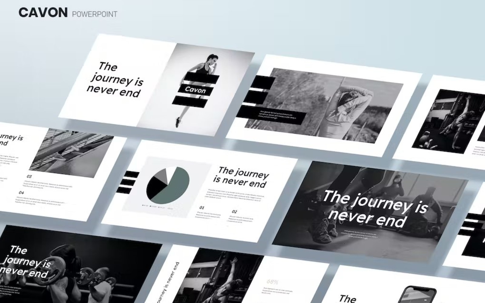 CAVON - Minimal Corporate Powerpoint Template