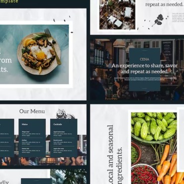 Hotel Food Keynote Templates 340391