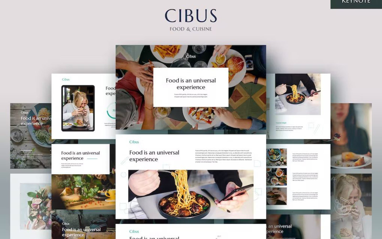 CIBUS - Culinary Theme Keynote Template