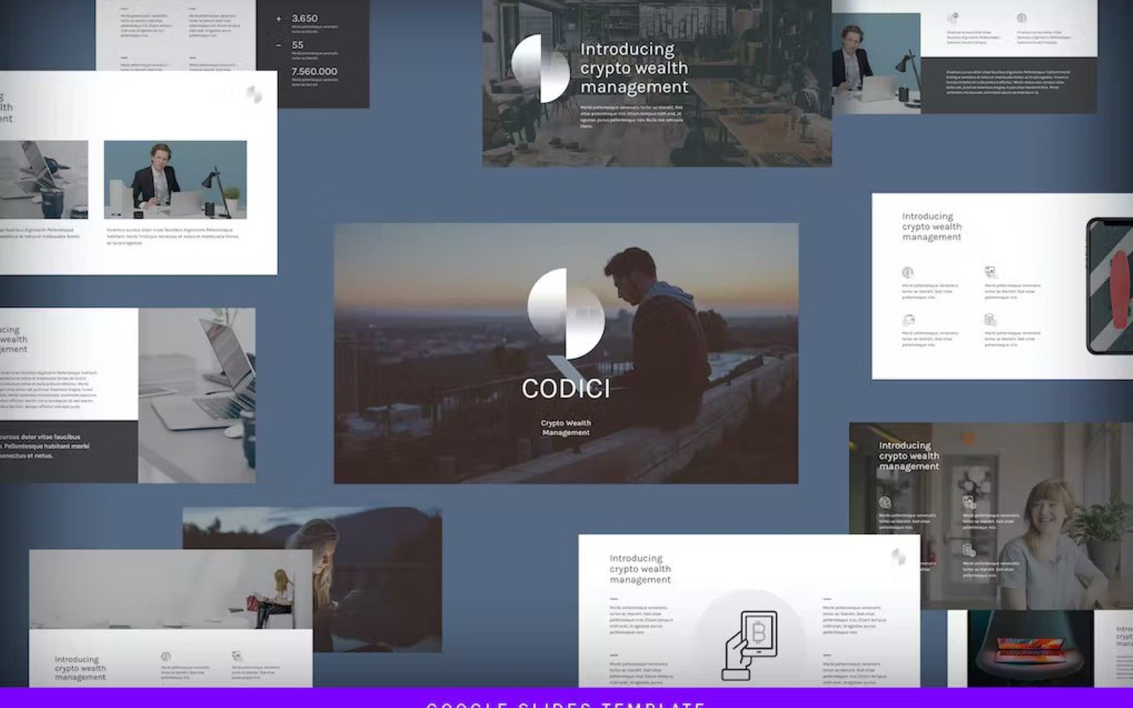Codicy - Cryptocurrency Theme Google Slides