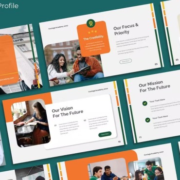 Profile Academy PowerPoint Templates 340461