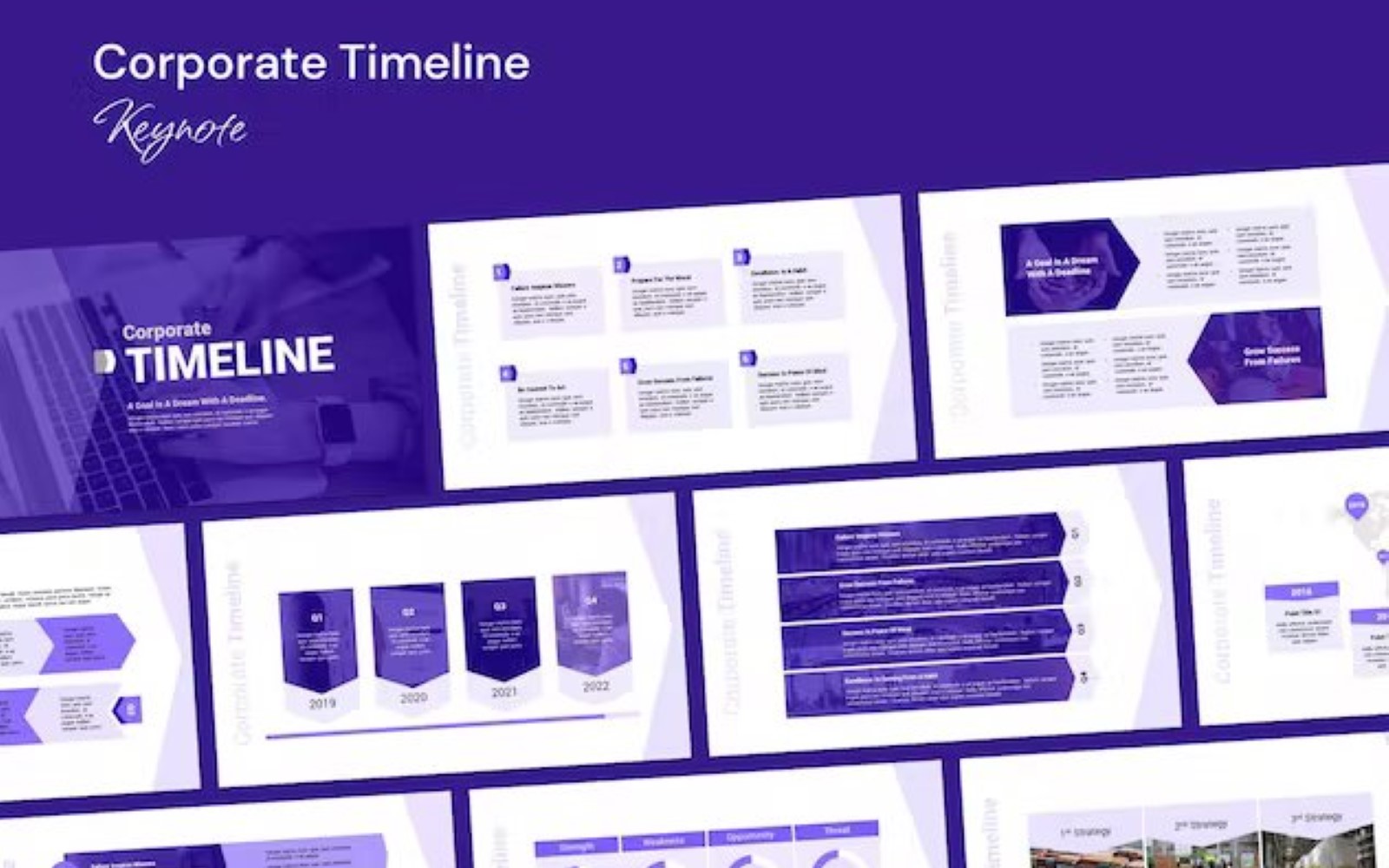 Corporate Timeline- Keynote