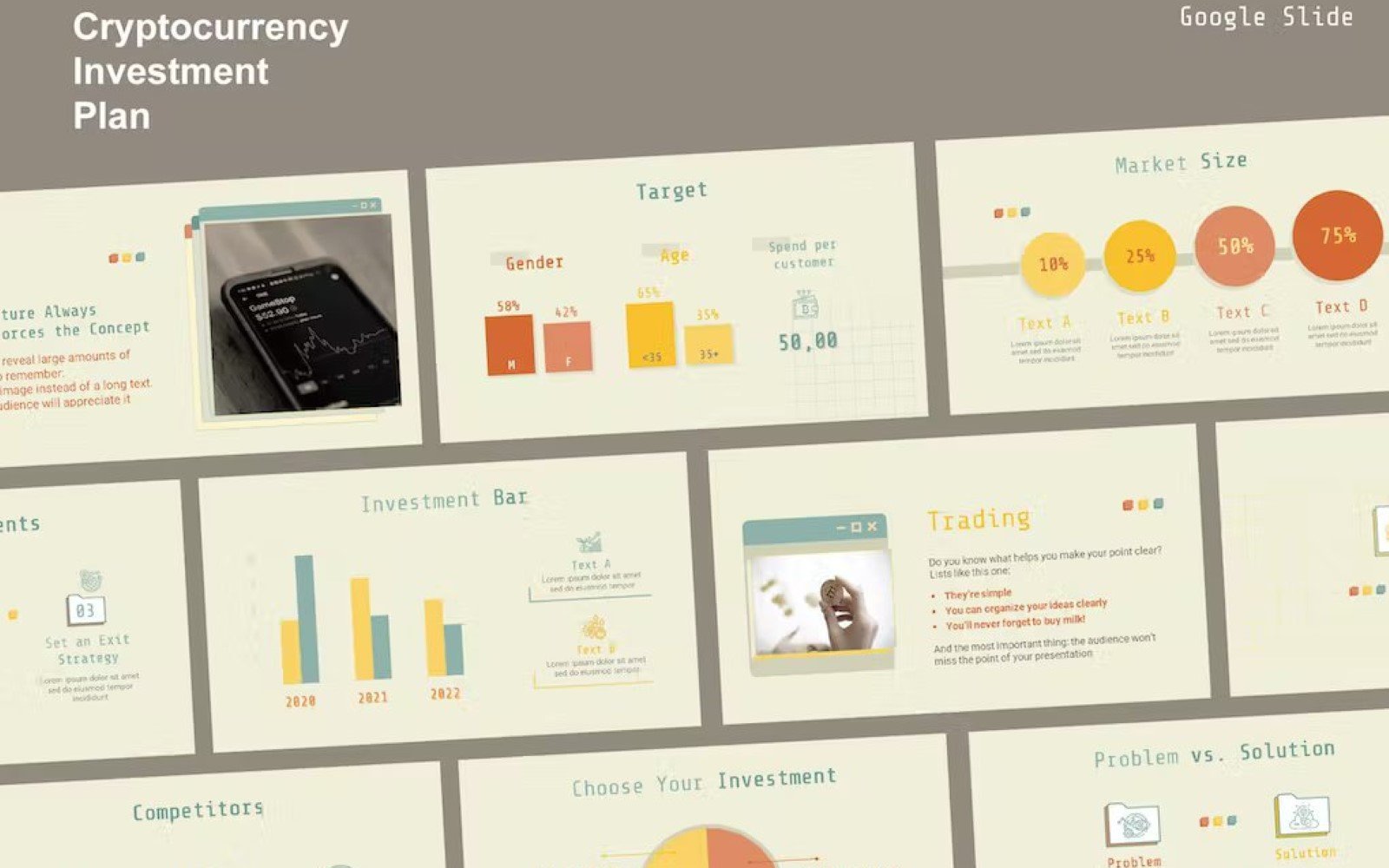 Crypto Currency Investment Plan Google Slide