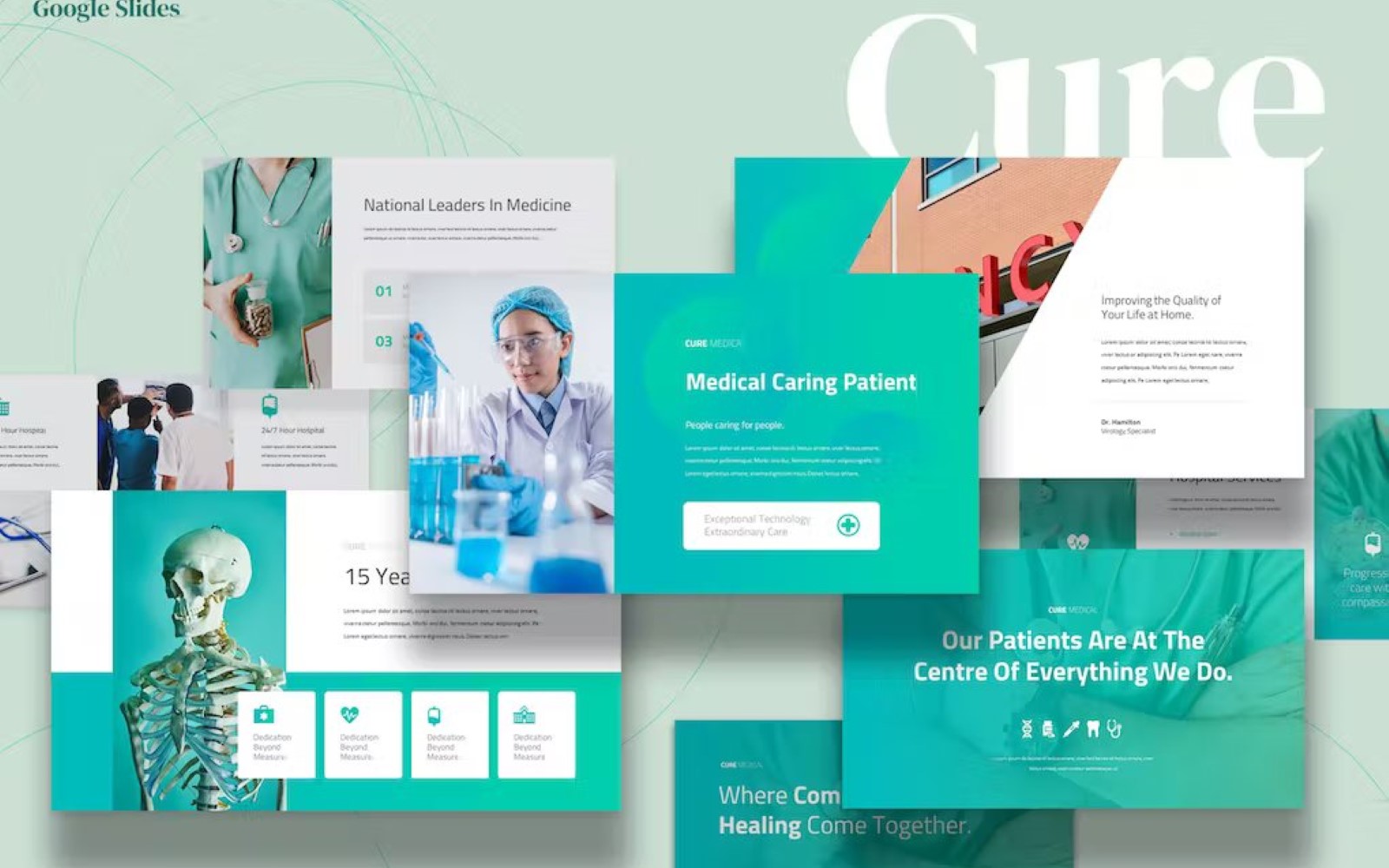 Cure - Medical Google Slides Template