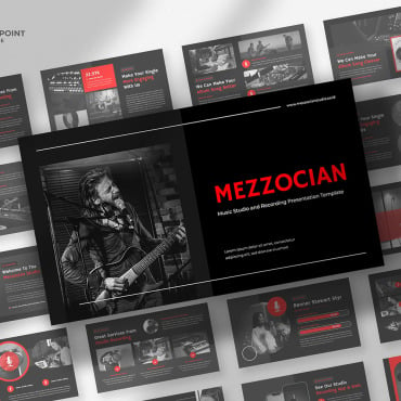 Band Composer PowerPoint Templates 340626