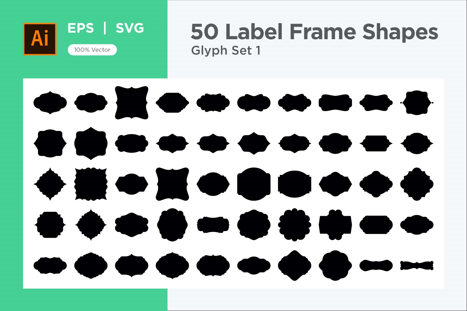 Label Frame Shape 50 Set V 1 sec 3