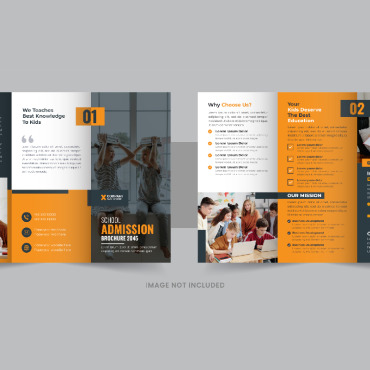 Leaflet Minimalist Corporate Identity 340719