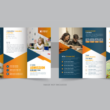 Leaflet Minimalist Corporate Identity 340732