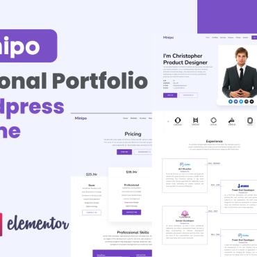 Agency Portfolio WordPress Themes 340771