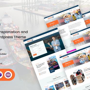 Cargo Delivery WordPress Themes 340773