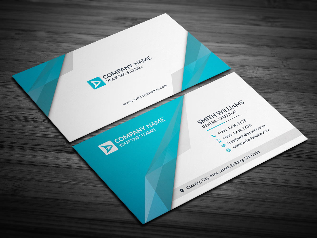 Modern Professional Business Cards - Corporate Identity Template V.010