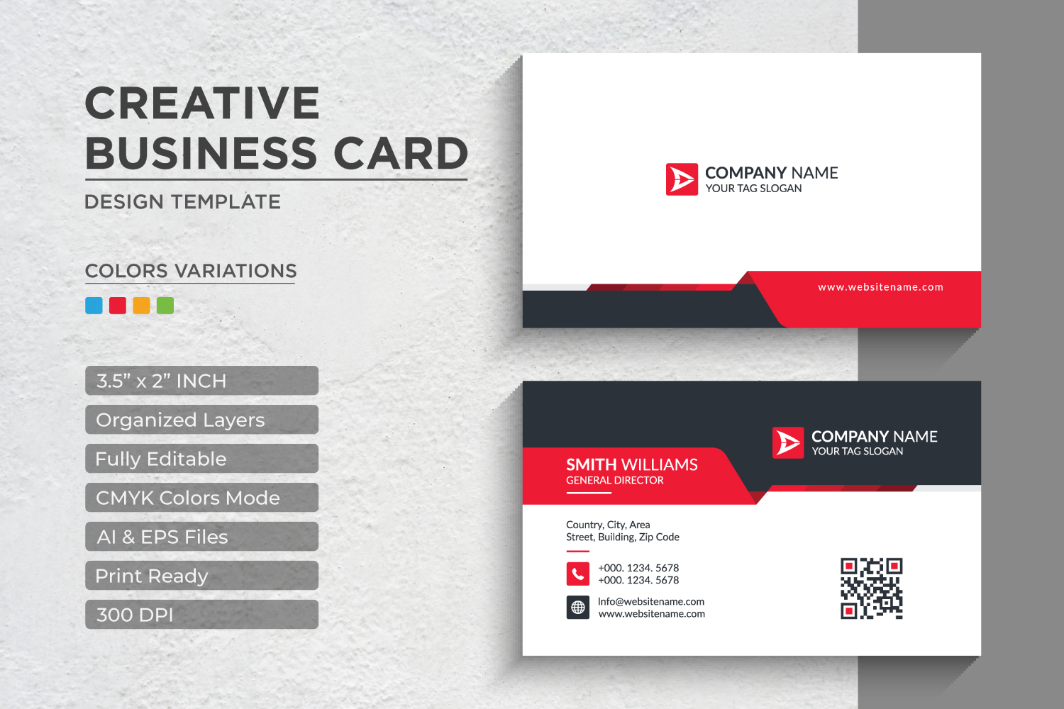 Modern and Creative Business Card Design - Corporate Identity Template V.029