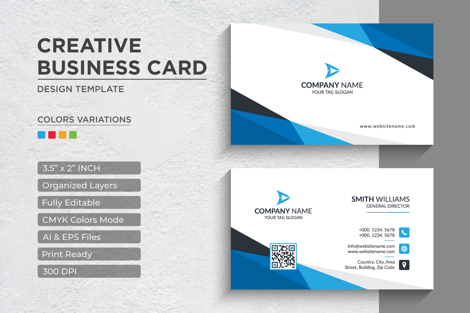 Creative Personal Business Card. - Corporate Identity Template V.023