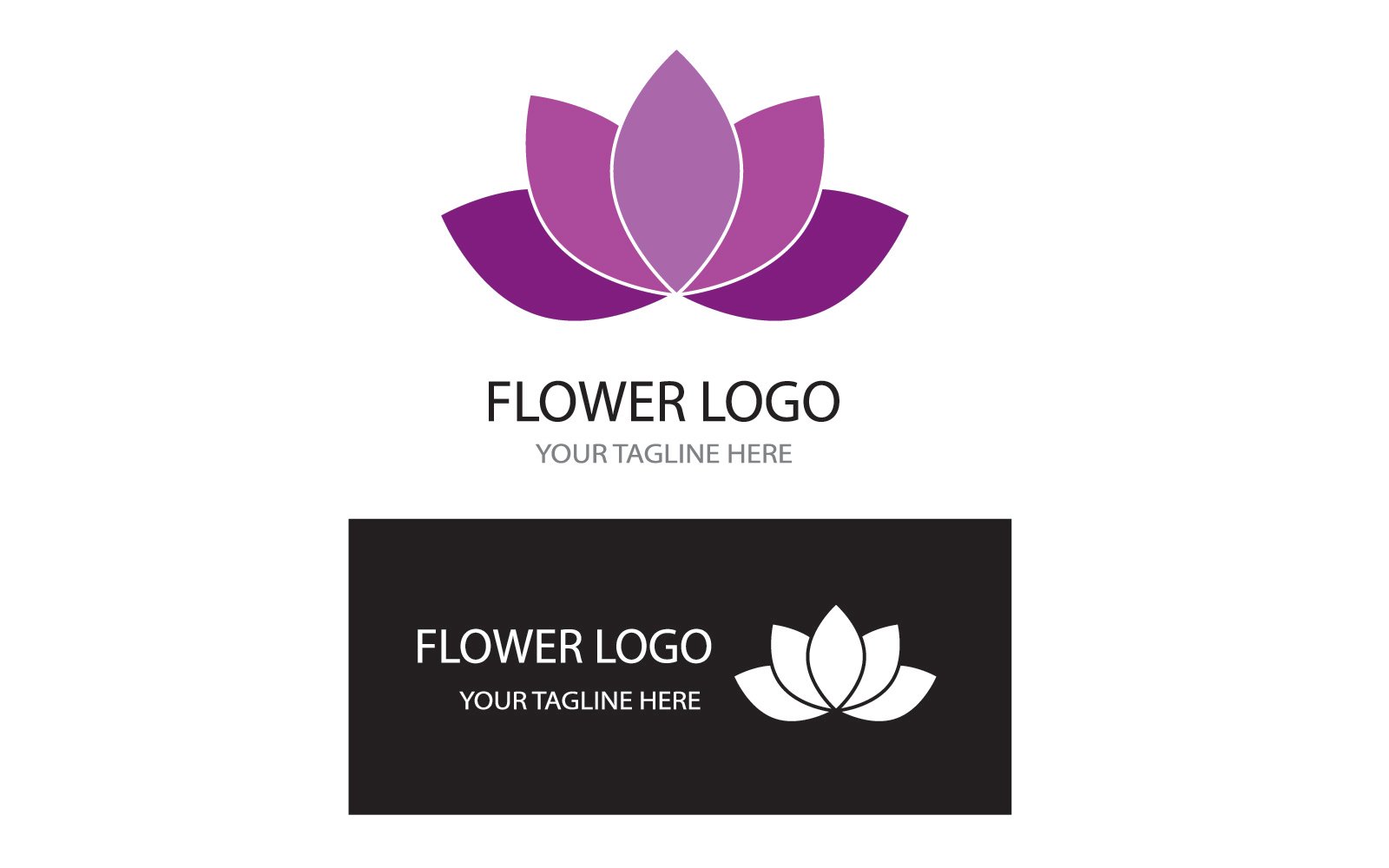 Flower Logo Template Design Vector