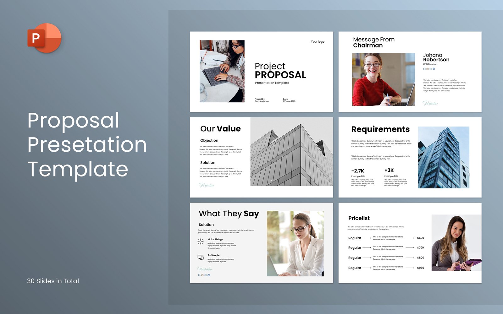 Porject Proposal Presentation Template