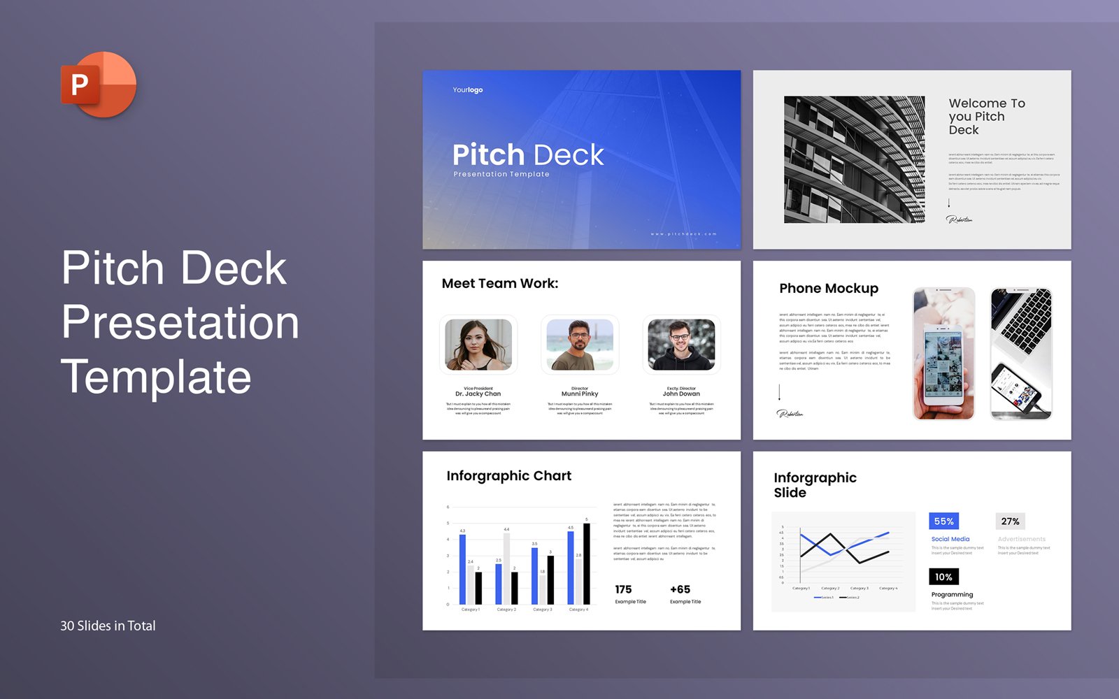 Pitch-Deck Presentation Template