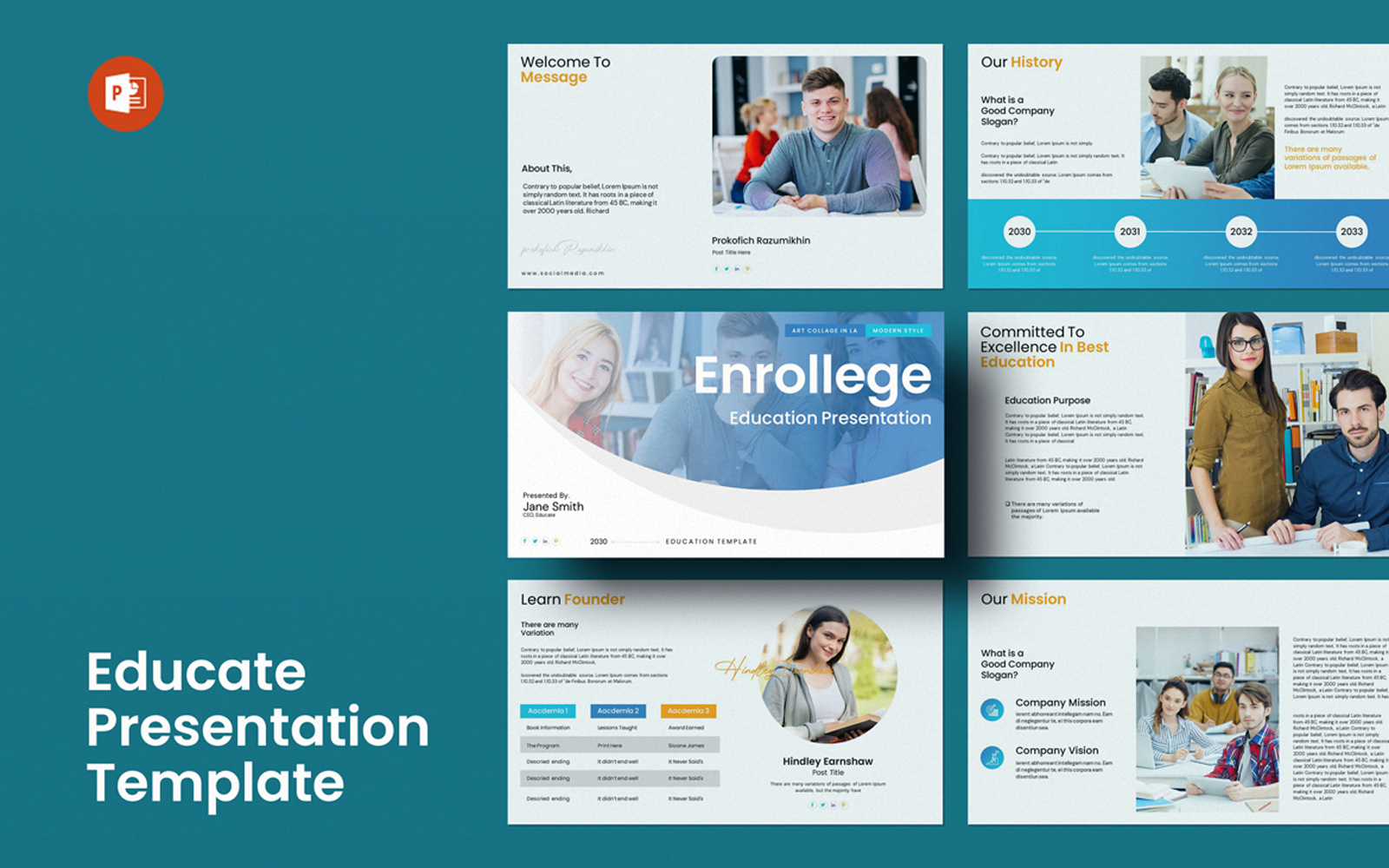 Educate Business Presentation Template