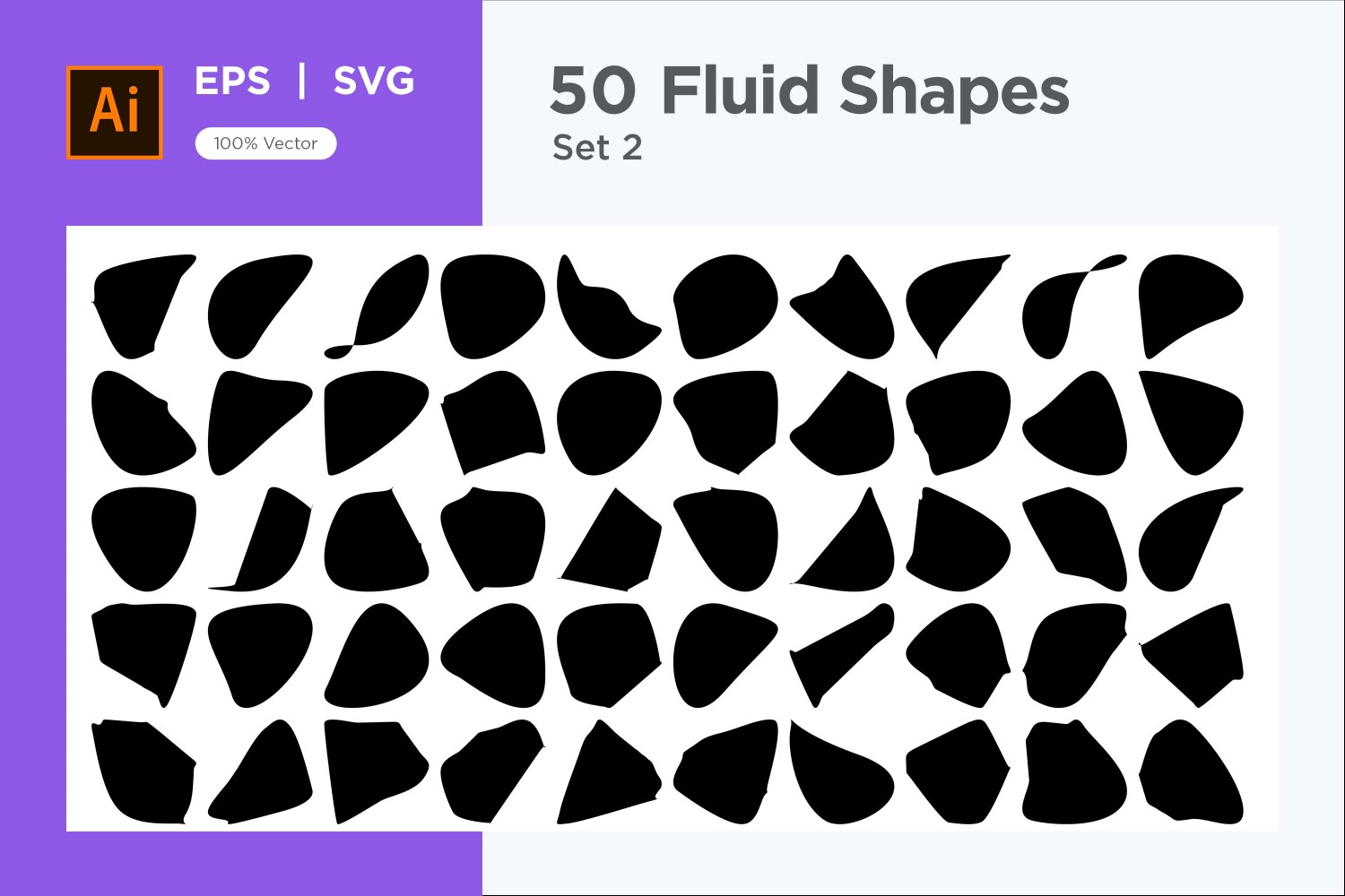 Abstract Fluid Shape 50 Set Vol 2