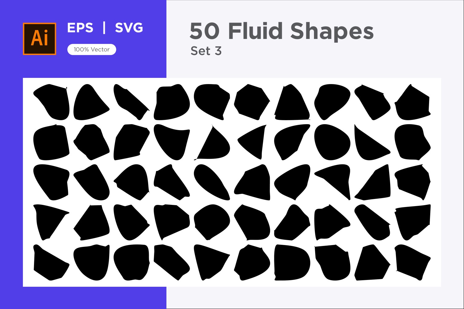 Abstract Fluid Shape 50 Set Vol 3