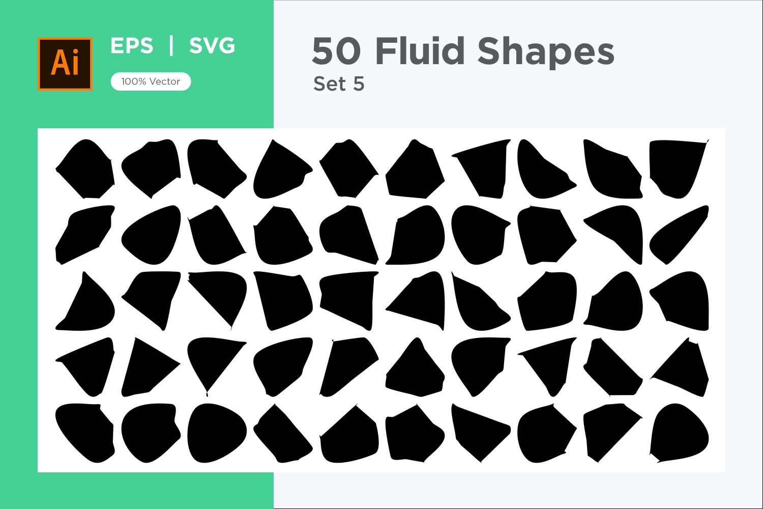 Abstract Fluid Shape 50 Set Vol 5