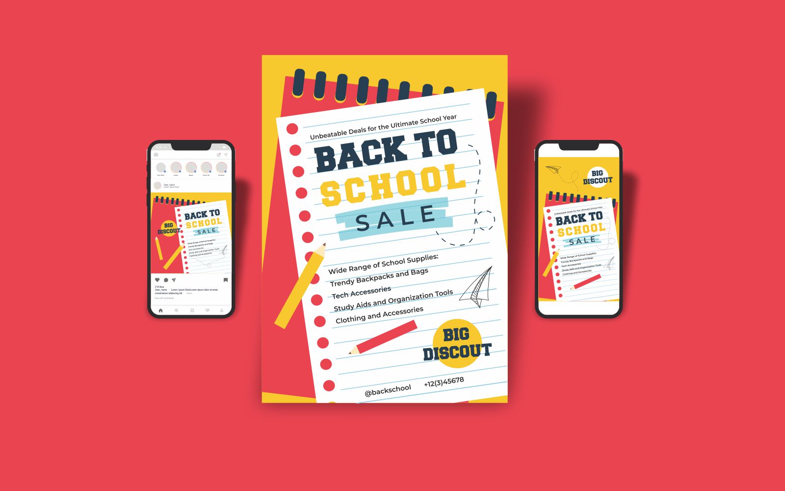 Back To School Sale Bundle Template