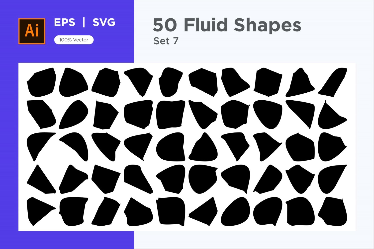 Abstract Fluid Shape 50 Set Vol 7