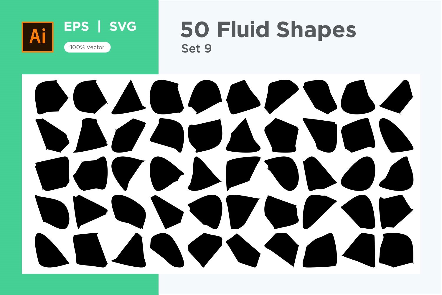 Abstract Fluid Shape 50 Set Vol 9