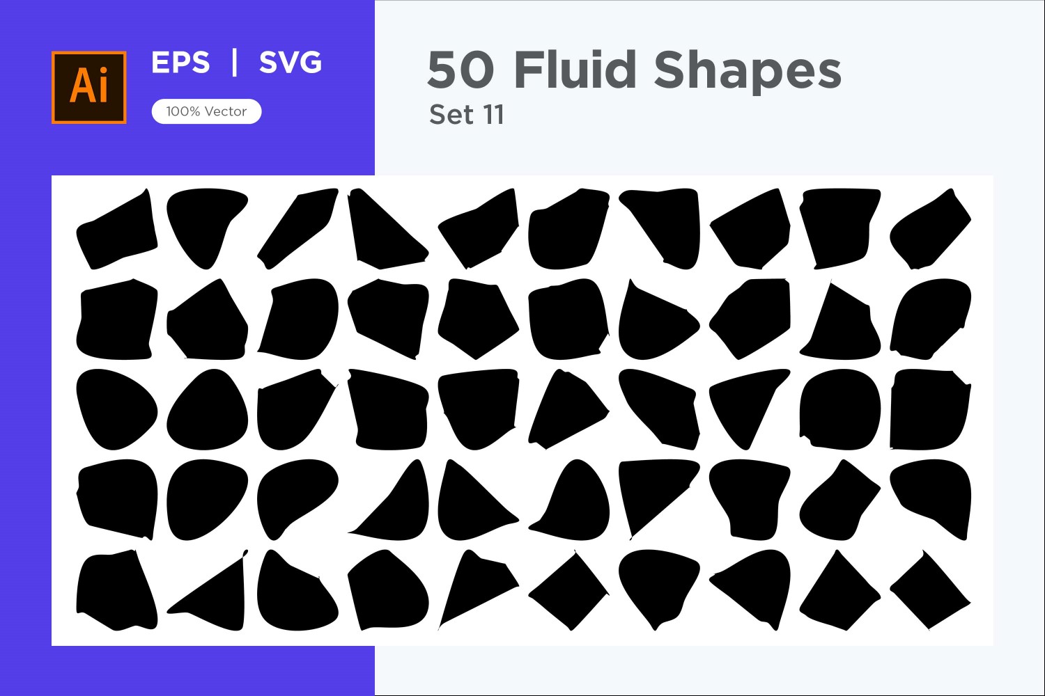 Abstract Fluid Shape 50 Set Vol 11