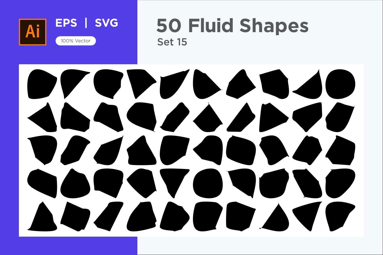 Abstract Fluid Shape 50 Set Vol 15