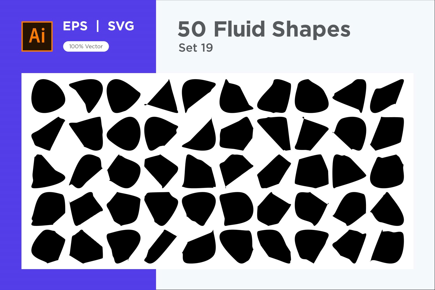 Abstract Fluid Shape 50 Set Vol 19