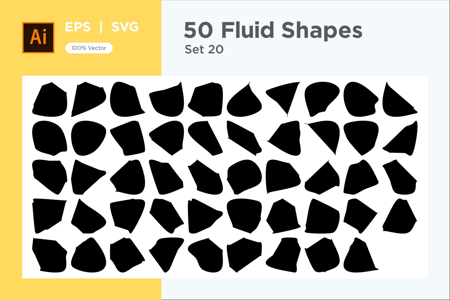 Abstract Fluid Shape 50 Set Vol 20