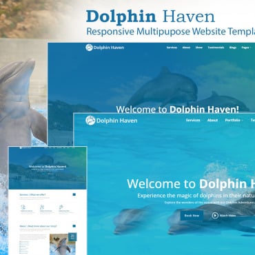 Template Dolphin Responsive Website Templates 341024