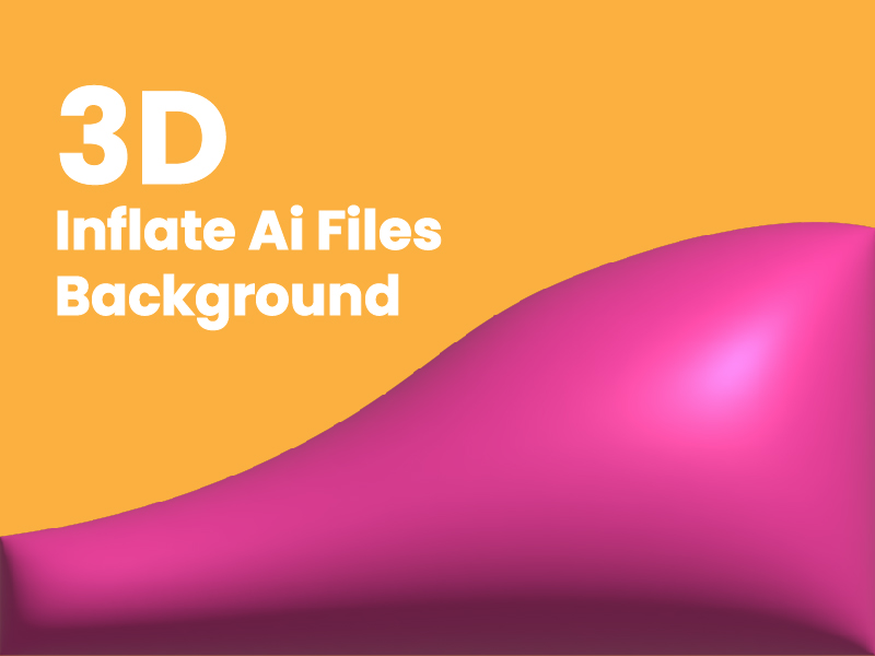 3D inflate backgrouns : Upgrade Your Products with Attractive