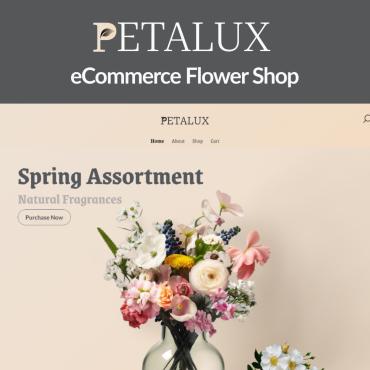 Flowers Florist Responsive Website Templates 341285
