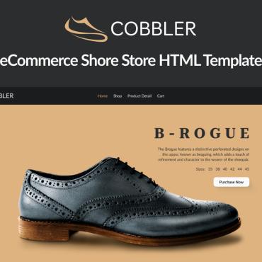 Shoe Shoes Responsive Website Templates 341303